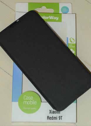 Чехол ColorWay Xiaomi Redmi 9T Elegant Book Black 0725