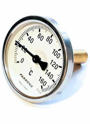 Термометр D 65мм /160°С біметалічний трубчастий з занурювальни...