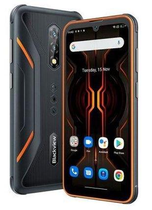 Смартфон Blackview BV5200 Pro 4/64Gb Orange, 13+2/8 Мп, 6.1" I...