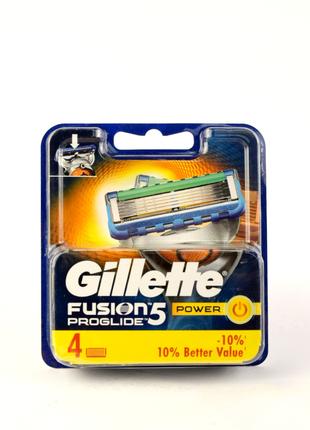 Сменные кассеты для бритья Gillette Fusion Proglide 5 Power 4 ...