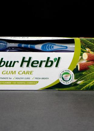 Зубная паста без фтора dabur herb’l neem (дабур ним). большая ...