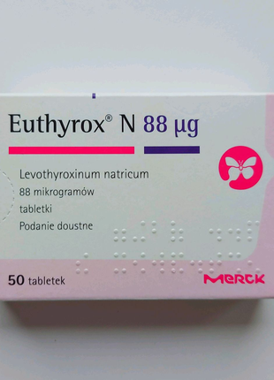 Euthyrox 88 на 50шт еутирокс лтироксин летрокс