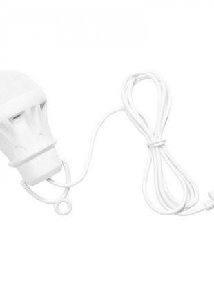 Портативная светодиодная USB LED лампочка от павербанка (0.9м,...