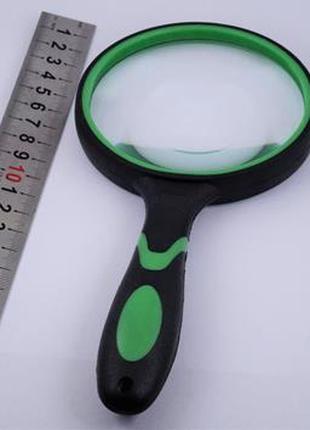 Лупа с прорезиненной ручкой (диаметр 100 мм., увеличение +3) а...