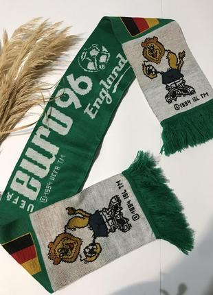 Футбольний шарф,вінтажний, euro 96 england,deutschland