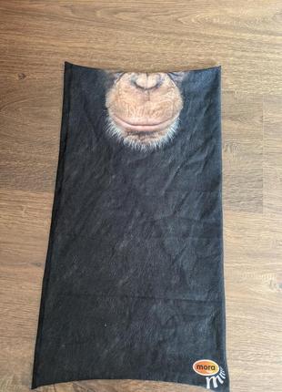 Захисна бандана бафф маска шарф 3d для обличчя - мавпа