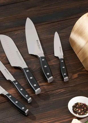 Набір кухонних ножів, Набор ножей "Grossman" SL2755C-Ontario