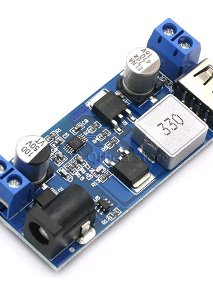 Понижающий преобразователь инвертор USB LM2596S DC 9-36V-5V 5A
