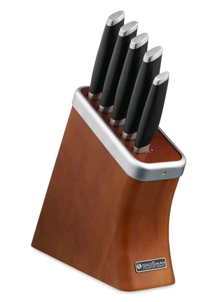 Набір кухонних ножів, Набор ножей "Grossman" SL3084F-Woodstok