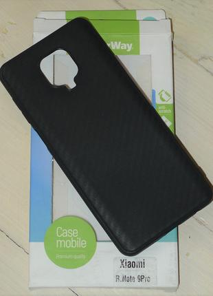 Чехол ColorWay Xiaomi Redmi Note 9 Pro TPU Сarbon black 0737