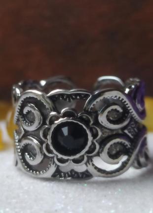 Готический кольцо, размер регулируется кольца с необычным орна...