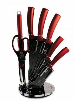 Набор ножей 8 предметов Berlinger Haus Metallic Line Burgundy ...