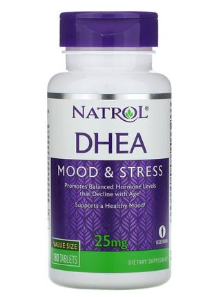 Дегидроэпиандростерон 25 мг, DHEA, Natrol, 180 таблеток