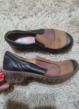 Жіночі туфлі go soft шкіряні розмір 36-37 босоніжки