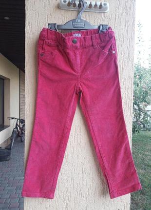 Вельветовые джинсы f&f на 5-6 лет