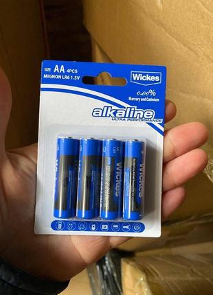 Батарейка Wickes Alkaline (алкалінова) АА/ААА (пальчик/мініпальчи