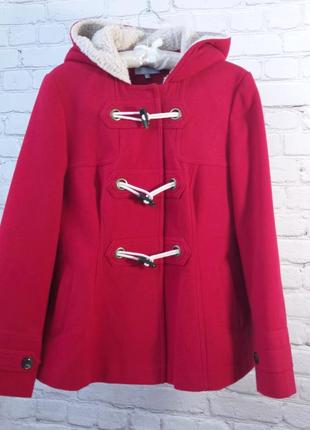 Красивое красное пальто на подростка, или женский xs