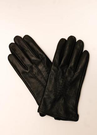 Кожаные мужские перчатки на размер l -xl