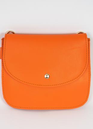 Женская сумка на пояс оранжевая сумка 2 в 1 поясной клатч поясная