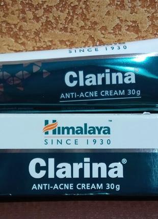 Кларина Clarina Himalaya анти-акне крем, угревая сыпь, очищени...