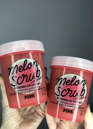 Скраб victoria secret pink melon scrub + vitamin e