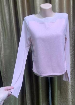 Блузка, кофта нежного розового, пудрового цвета, р. M-L-XL