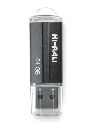 Флеш-накопичувач USB 64GB Hi-Rali Corsair Series Nephrite (HI-...