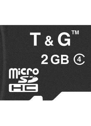 Карта памяти MicroSDHC 2GB Class 4 T&G; (TG-2GBSD-00)