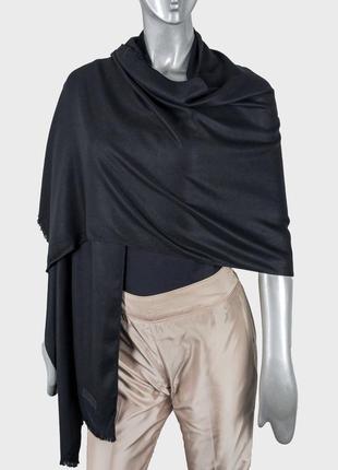 Moschino большой черный шарф платок шаль (оригинал) 190х56см.