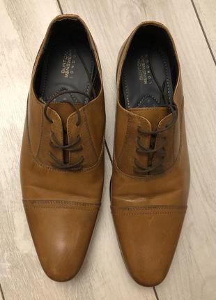 Новые кожаные мужские туфли burton(45)