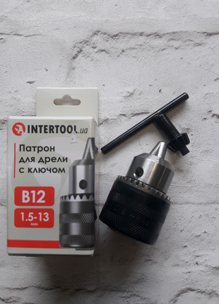 Патрон для дриля з ключем В12 1,5-13 mm