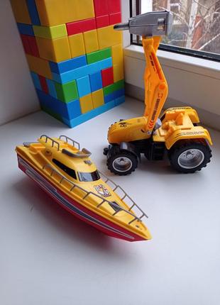 Катер dickie toys океанська мрія
і трактор