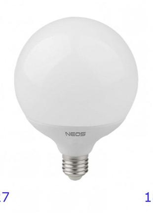 Світлодіодна лампочка Neos Globe E27 18W холодне світло