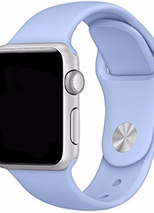 Ремешок силикон Sport Band S / M для Apple Watch 38 / 40 голубой