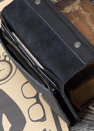 Портмоне гаманець клатч шкіряний кошелек "Тrio" ручної роботи,...