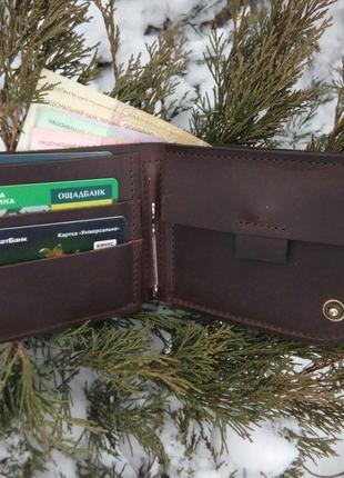 Шкіряний гаманець, портмоне "Wallet2" ручної роботи, натуральн...