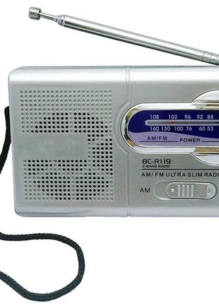 Радиоприемник Indin BC-R119 - FM\AM, миниатюрное радио на бата...