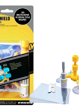 Набор для ремонта лобового стекла Sunroz Windshield Repair Kit