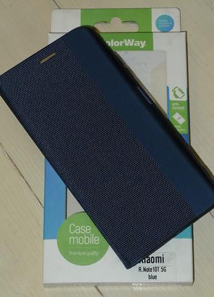 Чехол ColorWay Xiaomi Redmi Note 10 5G Magnet Book Blue 0748