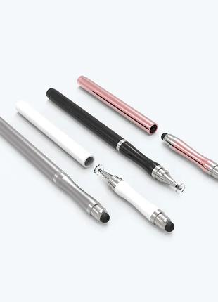 Универсальный Емкостный Стилус - Ручка 2 в 1 Touch Pen для тел...