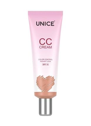 Cc крем unice 02 medium glow, 50 мл