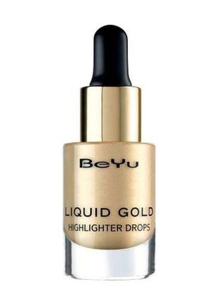 Хайлайтер для обличчя beyu liquid gold highlighter drops 4, 13...