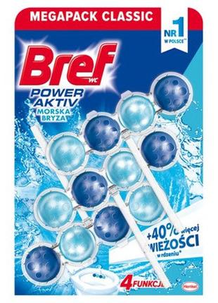 Туалетный блок Bref MORSKA BRYZA 3x50 g