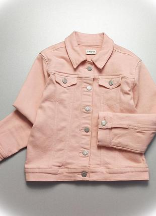 Джинсовка розовая для девочки, курточка, пиджак джинсовый, для...