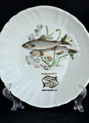 Настенная тарелка " Рыбы"