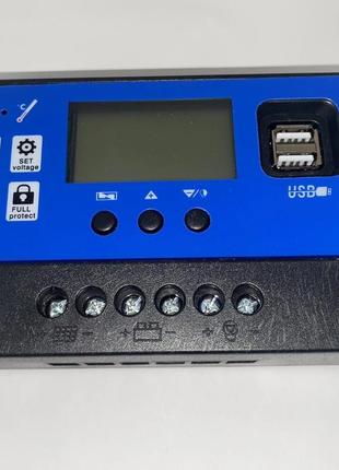 Контролер заряду RBL-60A (PWM, струм 60А, 12/24В, РК індикатор...