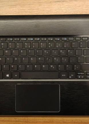 Верхняя панель с тачпадом palmrest и клавиатурой Acer Aspire R...