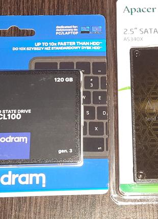 Ssd Goodram, Apacer. Нові.