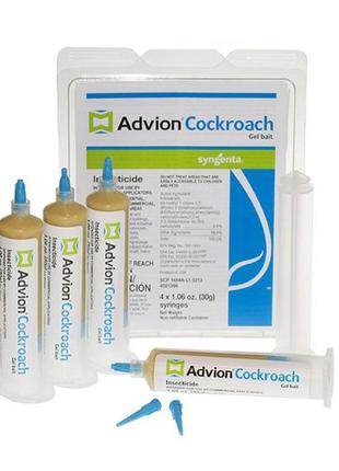 Средство от тараканов 4 тюбика advion cockroach gel syngenta