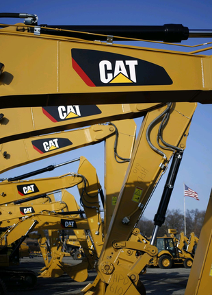 Наклейки cat на спецтехнику экскаватор погрузчик Caterpillar